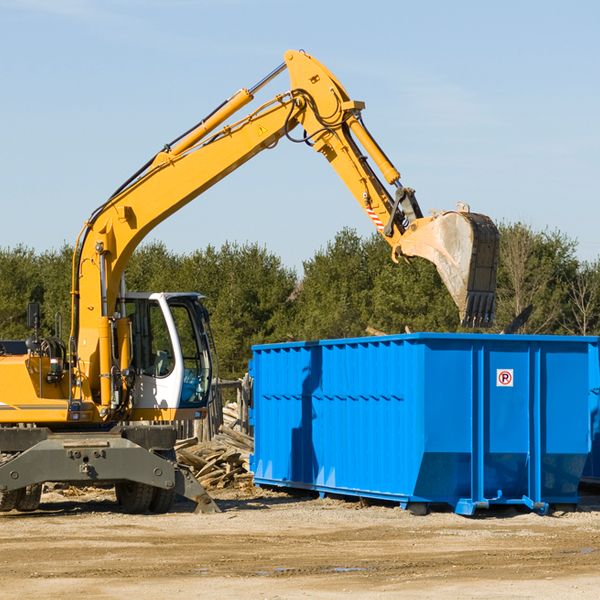 how does a residential dumpster rental service work in Liberty